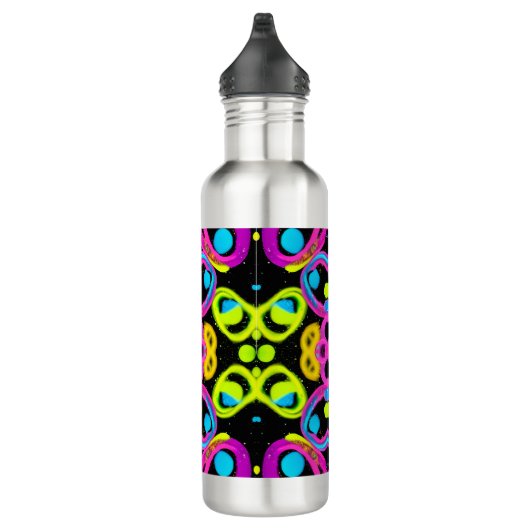 shiny Abstract art Waterfles (Rechts)