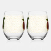 Shiny Apples Fruit Specks Wijnglas Zonder Voet (Links)