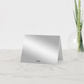 Shiny Black Glitter, Sweet 16 Bedankt (Achterkant)