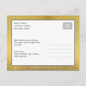 Shiny Blessings Holiday Photo Card Briefkaart (Achterkant)