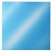 Shiny Blue Ceramic Tegel Tegeltje (Voorkant)