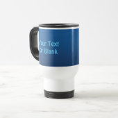 Shiny Blue Chanukkah Menorah Reisbeker (Voorkant links)