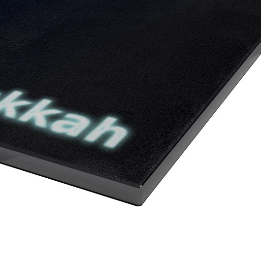 Shiny Blue Chanukkah Menorah Snijplank (Hoek)