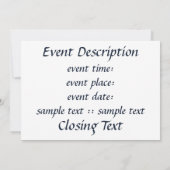 Shiny Blue Dreidel Kaart (Achterkant)