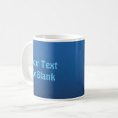 Shiny Blue Dreidel Koffiemok (Voorkant links)