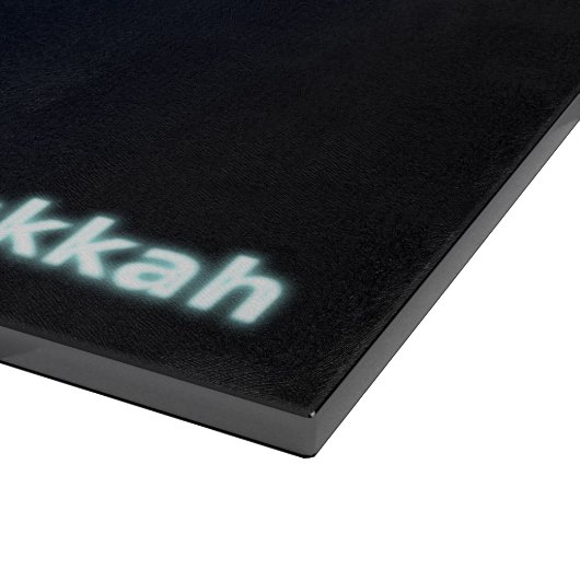 Shiny Blue Dreidel Snijplank (Hoek)