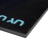 Shiny Blue Dreidel Snijplank (Hoek)