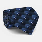 Shiny Blue Dreidel Stropdas (Opgerold)