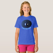 Shiny Blue Dreidel T-shirt (Voorkant volledig)