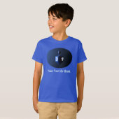 Shiny Blue Dreidel T-shirt (Voorkant volledig)