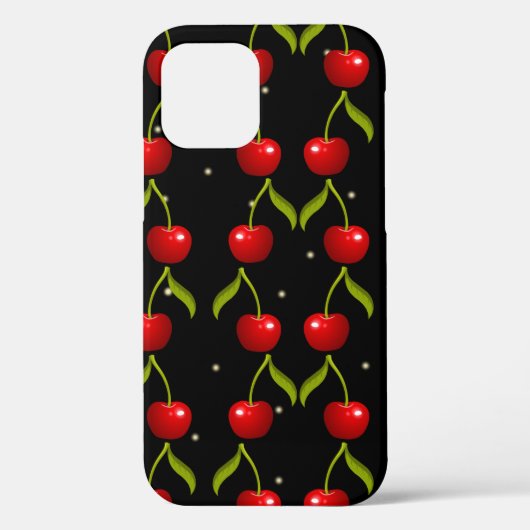 Shiny Cherries Pattern Case-Mate iPhone Case (Achterkant)