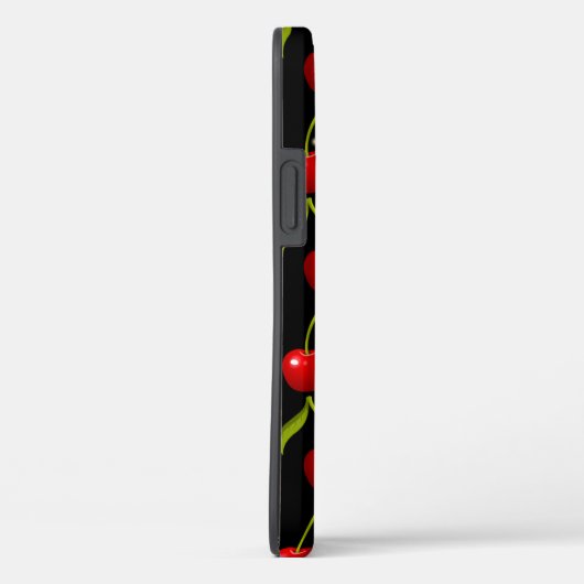 Shiny Cherries Pattern Case-Mate iPhone Case (Achterkant / Rechts)