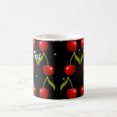 Shiny Cherries Pattern Koffiemok (Center)