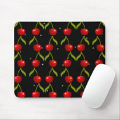 Shiny Cherries Pattern Muismat (Met muis)