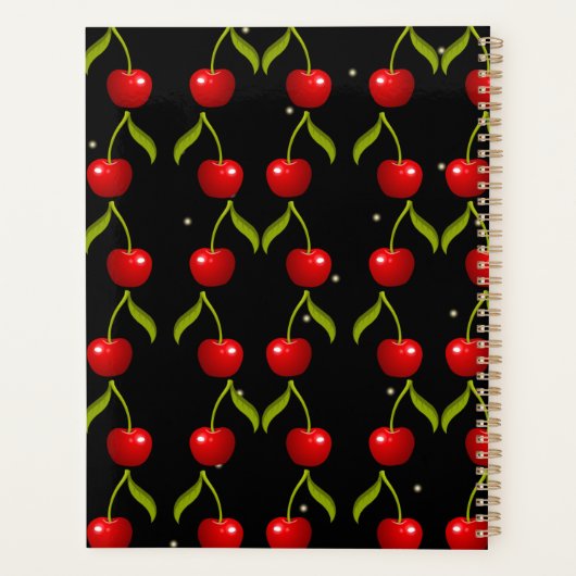 Shiny Cherries Pattern Planner (Achterkant)
