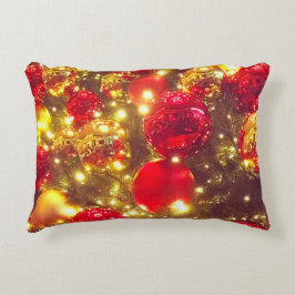 Shiny Christmas Ball Cluster Delight Accent Kussen