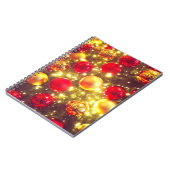 Shiny Christmas Ball Cluster Delight Notitieboek (Linkerzijde)