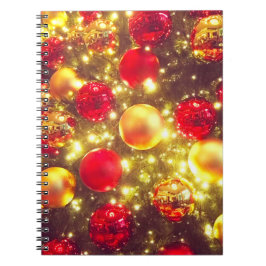 Shiny Christmas Ball Cluster Delight Notitieboek