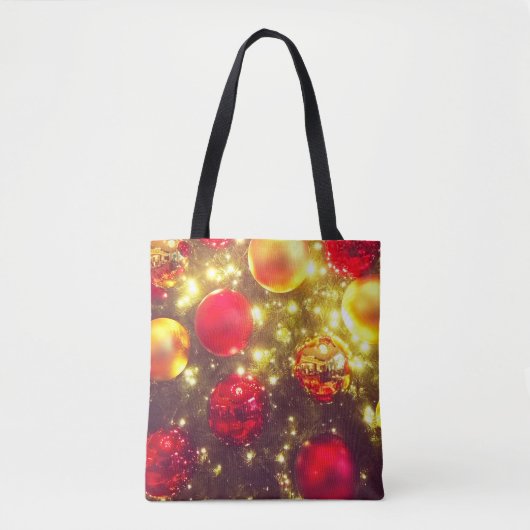 Shiny Christmas Ball Cluster Delight Tote Bag (Voorkant)