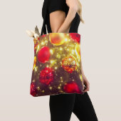 Shiny Christmas Ball Cluster Delight Tote Bag (Dichtbij)