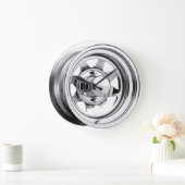 Shiny Chrome Wheel Grote Klok (Huis)