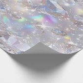 Shiny Clear Diamonds  Cadeaupapier (Hoek)