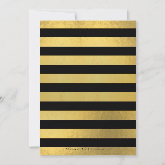 Shiny Confetti Graduation Party Invitation Black Kaart (Achterkant)