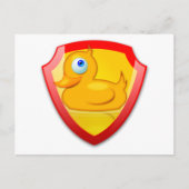 Shiny Defender Duck Briefkaart (Voorkant)