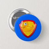 Shiny Defender Duck Ronde Button 5,7 Cm (Voorkant /achterkant)
