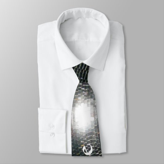 Shiny Disco Ball Stropdas (Gebonden)