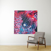 Shiny disco party background with mirror balls ref wandkleed (In Situ (horizontaal))