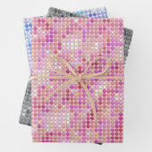 Shiny Disco Stippen Inpakpapier Vel (In situ)