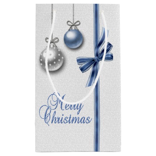 Shiny Elegant kerstballen Klein Cadeauzakje (Achterkant)