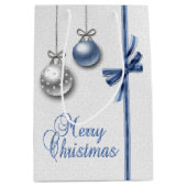 Shiny Elegant kerstballen Medium Cadeauzakje (Voorkant)