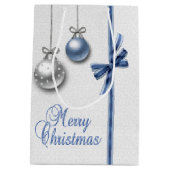 Shiny Elegant kerstballen Medium Cadeauzakje (Achterkant)