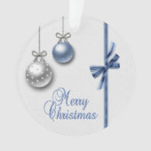 Shiny Elegant kerstballen Ornament (voorkant)