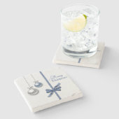 Shiny Elegant kerstballen Stenen Onderzetter (Zijkant)