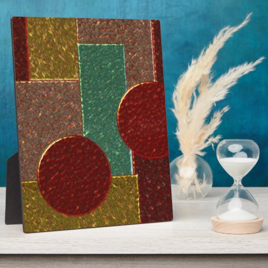 Shiny Emalie patroon Fotoplaat (Zijkant)