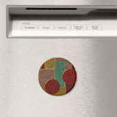 Shiny Emalie patroon Magneet (Insitu (Vaatwasser))