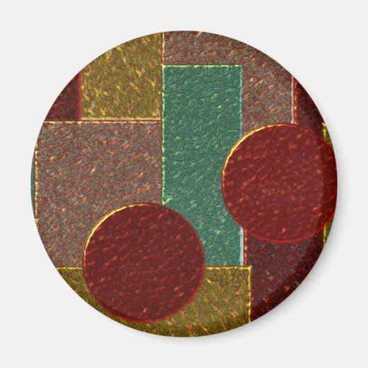 Shiny Emalie patroon Magneet (Voorkant)