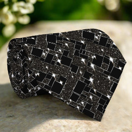 Shiny Glitter Diamond Effect Elegant Modern Luxury Stropdas