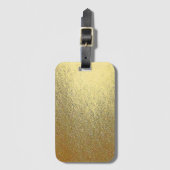 Shiny Gold Art Bagagelabel (Voorkant (verticaal))