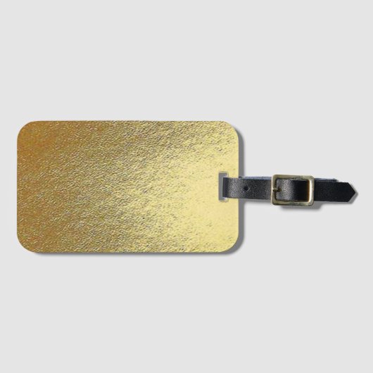 Shiny Gold Art Bagagelabel (Voorkant (horizontaal))