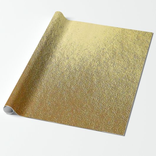 Shiny Gold Art Cadeaupapier (Uitgerold)
