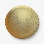 Shiny Gold Art Papieren Bordje (Voorkant)