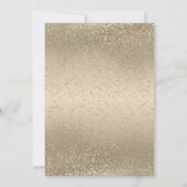 Shiny Gold Glitter Kaart (Achterkant)