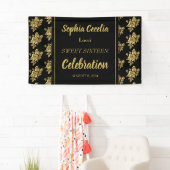 Shiny Gold Rozen Party Banner (Insitu)