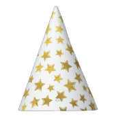 Shiny Gold Stars Pet van twee partijen Feesthoedjes (Rechts)