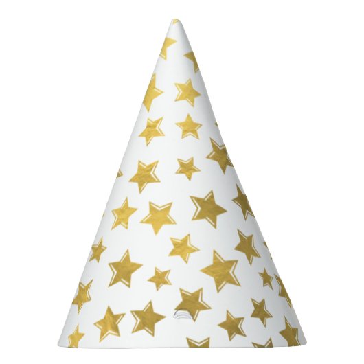 Shiny Gold Stars Pet van twee partijen Feesthoedjes (Rechts)