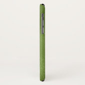 Shiny Green Abstract Moderne Background Monogram Case-Mate iPhone Case (Achterkant/links)